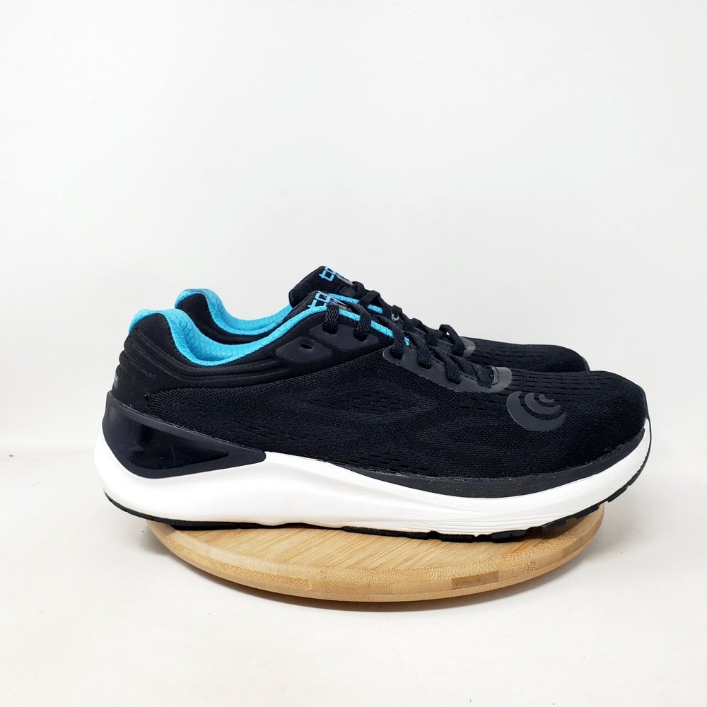 Topo Running Shoes Womens 9.5 Black Lace Up Athletic Ultrafly 3 Sneaker - Picture 8 of 14